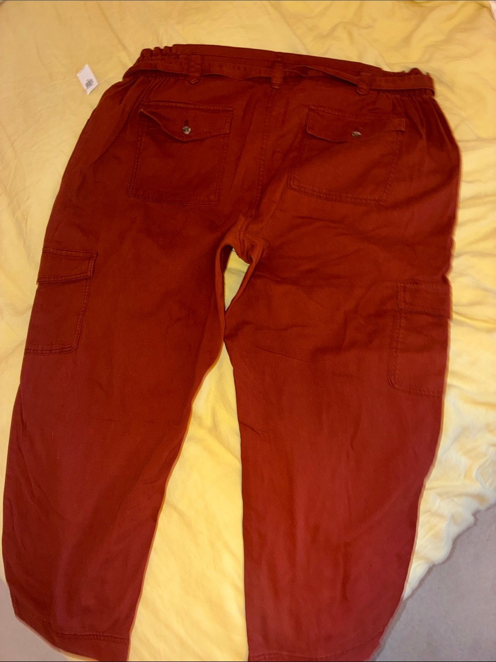 Casual Cargo Pants - Rust - Picture 3 of 5